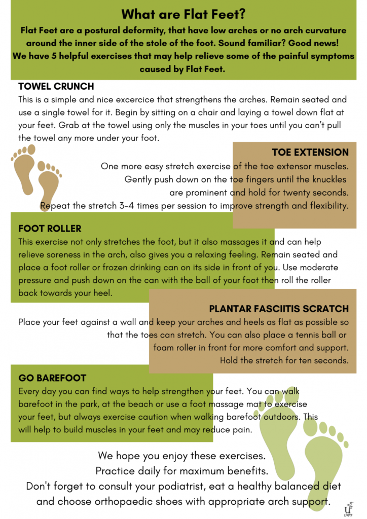 Exercises for flat feet